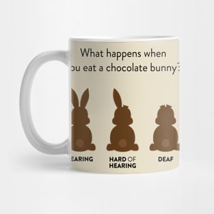 What happens when you eat a chocolate bunny? Mug